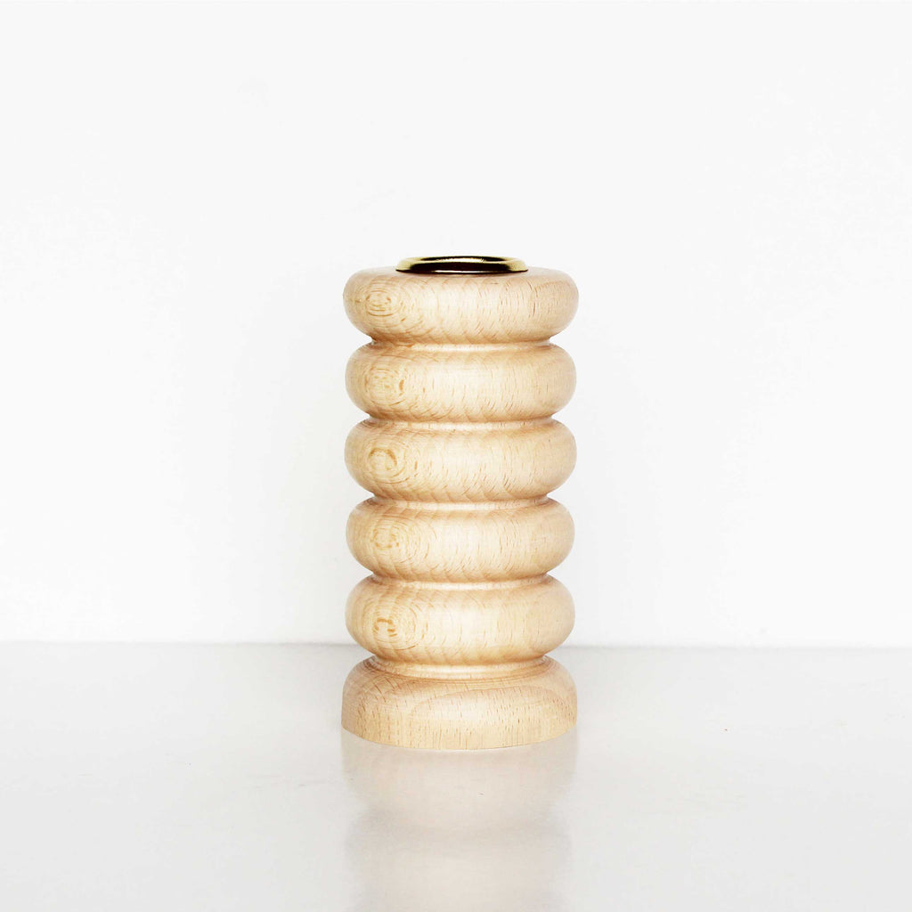 Totem Wooden Candle Holder - Medium Nº 1
