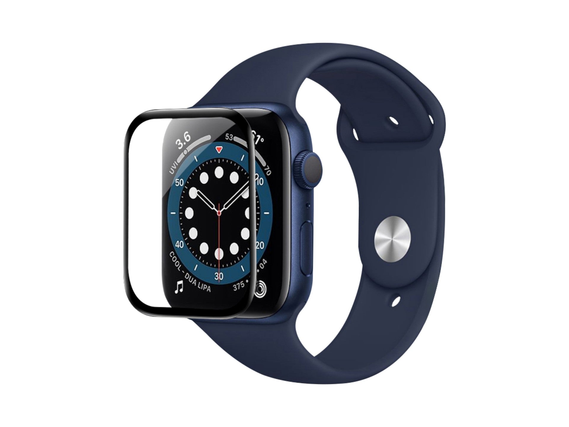 Techancy Protetor De Ecrã Para Relógios Inteligentes KC2116, Compatível Com Iwatch-40mm, Anti-Riscos, Hd Ultra-Fino.