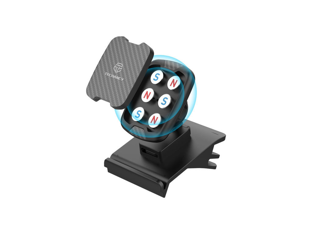 Techancy Suporte Magnético Para Telemóvel Para Automóvel Ti2314 Preto, Compatível Com Tesla Model 3/Y (2019-2022)